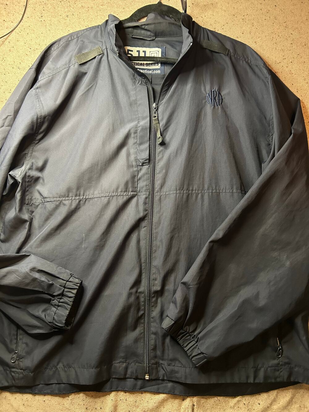 5.11 Tactical Men’s XL Navy Nylon Jacket – NRA Embroidered – Conceal Carry Style